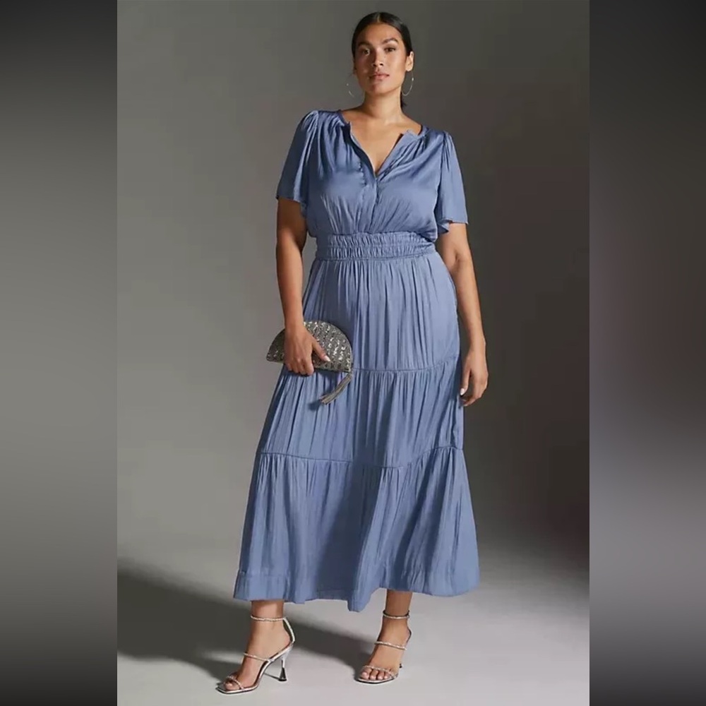 Anthropologie ✨The Somerset✨ Maxi Dress - Blue - 2X